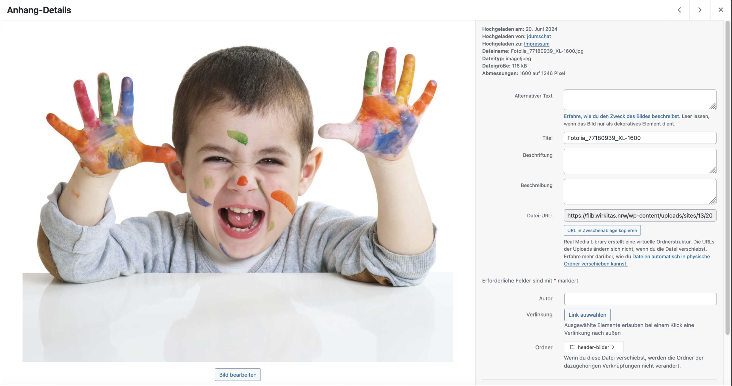 Screenshot Bild in Mediathek